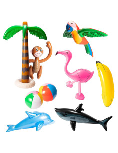 R HORSE Juguetes Inflables Fiesta Tropical 9 Piezas