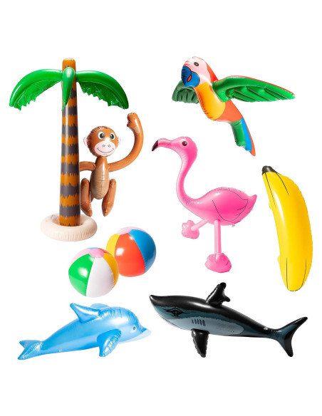 R HORSE Juguetes Inflables Fiesta Tropical 9 Piezas