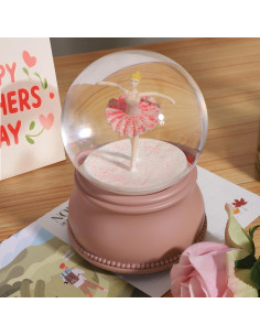 Globo Musical de Nieve Bailarina Mingfuxin 10.5cm - Regalo Niñas 2