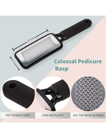 Exfoliador Profesional para Pies Riorre - Paquete de 3 Unidades