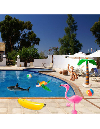 R HORSE Juguetes Inflables Fiesta Tropical 9 Piezas