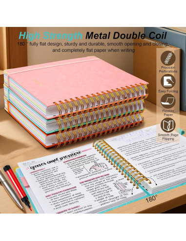 Cuaderno de Espiral Tapa Dura GDGDSY B5 300 Páginas Azul