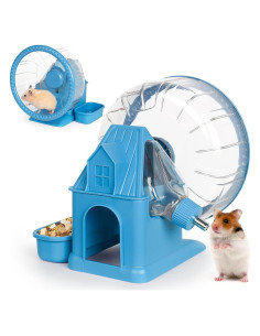 Casa Multifuncional para Hámster VANNON 4 en 1 Azul