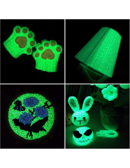 Hilo Brillante en la Oscuridad Bulingbuling Verde Militar 260g