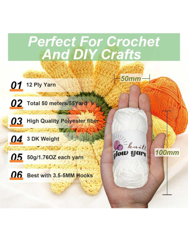 Hilo Brillante en la Oscuridad Bulingbuling Verde Militar 260g