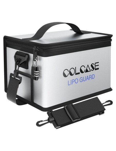 Bolsa Lipo Segura Colcase 28x20.3x16.5 cm A Prueba de Fuego