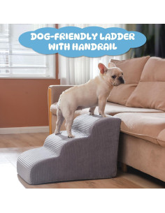Escalones para Perros Yiruka 2 Escalones Antideslizantes 30 cm 2