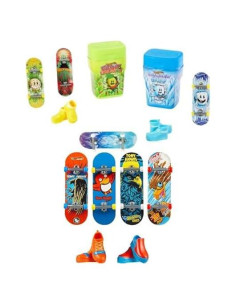 Paquete Fingerboards Hot Wheels Skate + Zapatillas Tony Hawk