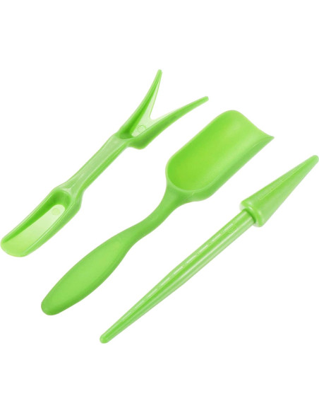 Pala de Jardín MECCANIXITY Verde - Kit de Herramientas para Suculentas