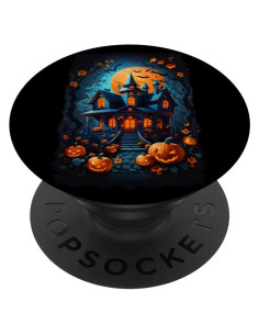PopSockets Murciélagos y Calabazas Halloween Casa Embrujada