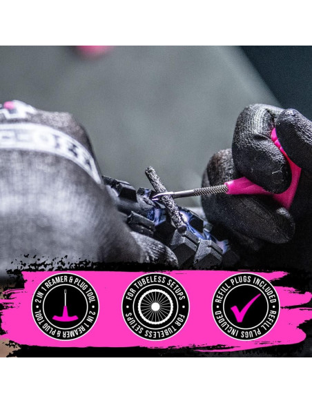 Kit de Reparación de Neumáticos Tubeless Muc-Off 140ml
