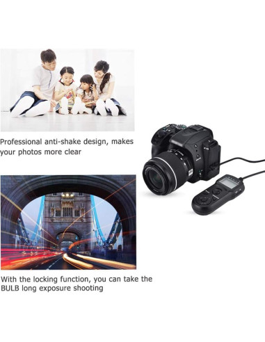 Cable disparador remoto JJC TM-J2 para Olympus E-M1 Mark II