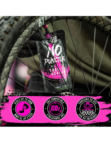 Kit de Reparación de Neumáticos Tubeless Muc-Off 140ml