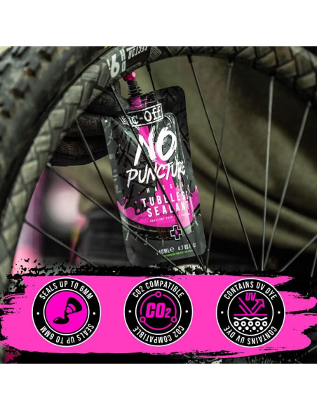 Kit de Reparación de Neumáticos Tubeless Muc-Off 140ml