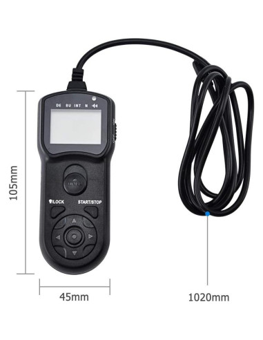 Cable disparador remoto JJC TM-J2 para Olympus E-M1 Mark II