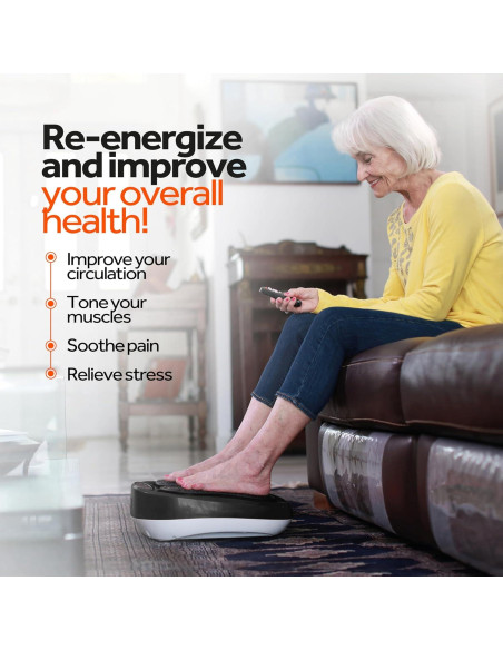 Masajeador de Pies Eléctrico Powerfit ETF002M-B con Control Remoto