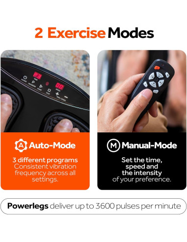 Masajeador de Pies Eléctrico Powerfit ETF002M-B con Control Remoto