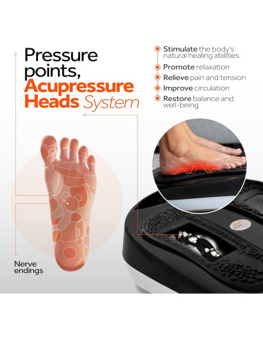 Masajeador de Pies Eléctrico Powerfit ETF002M-B con Control Remoto
