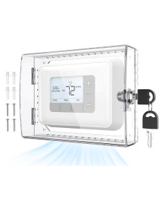 Caja de Bloqueo para Termostato AUURIO 18.5x14.5cm con Llave