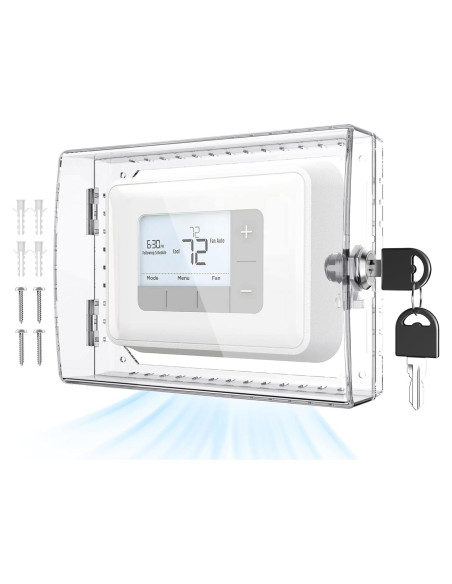 Caja de Bloqueo para Termostato AUURIO 18.5x14.5cm con Llave