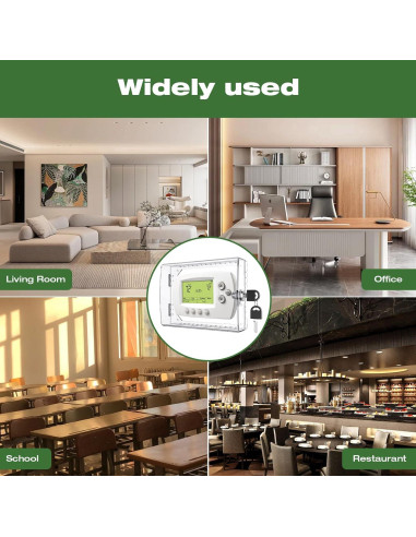 Caja de Bloqueo para Termostato AUURIO 18.5x14.5cm con Llave