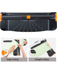 Cortadora de Papel A4 ILORVIUN con Protección de Seguridad 2