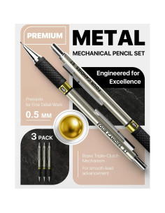 Juego de Lápices Mecánicos Four Candies 0.5mm con 360 Recargas 2