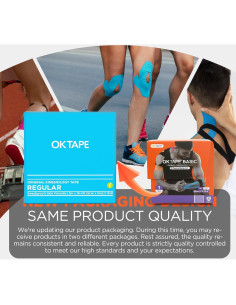 Cinta Kinesiología CINTA OK Beige 5m Soporte Deportivo 2