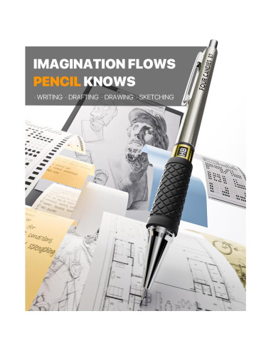 Juego de Lápices Mecánicos Four Candies 0.5mm con 360 Recargas