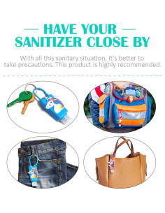 Botellas de Viaje Vacías Color Land Unicornio 30ml 4Pcs 2