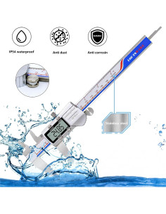 Calibrador Digital LOUISWARE 150 mm IP54 Acero Inoxidable 2