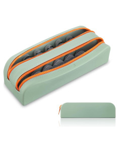 Organizador de Lentes de Contacto AITIME Gris - Estuche de Viaje