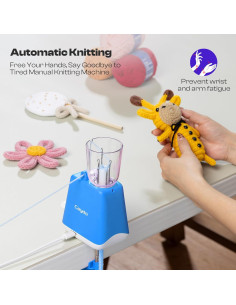 Kit de Tejido iCord Caydo 92 Piezas - Máquina Eléctrica y Accesorios 2