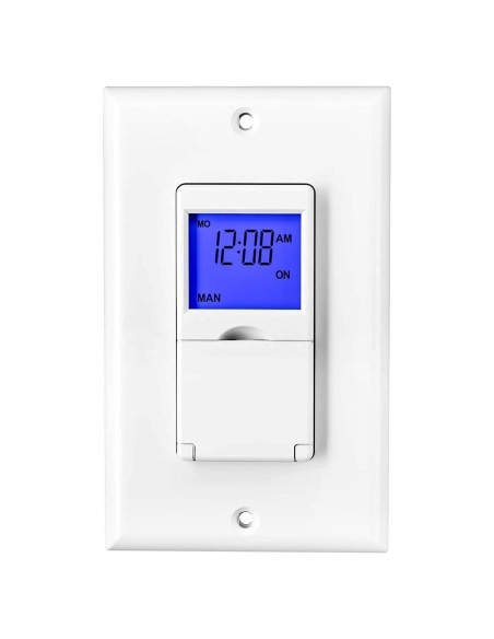 Interruptor Temporizador Astronómico BN-LINK 7 Días Blanco