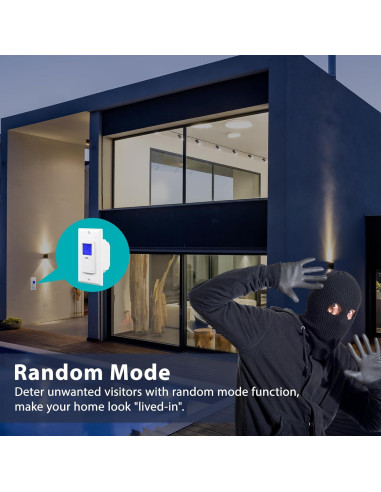 Interruptor Temporizador Astronómico BN-LINK 7 Días Blanco