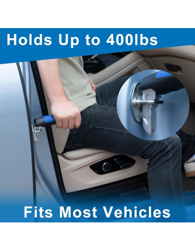 Mango de puerta de coche Husfunov azul para ancianos y discapacitados