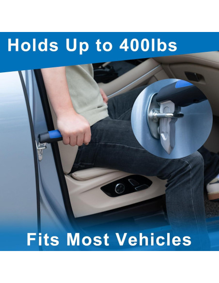 Mango de puerta de coche Husfunov azul para ancianos y discapacitados