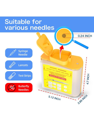 Cortador de Cabeza de Aguja Amonior con Contenedor 500ml