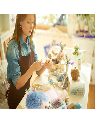 Alfiletero Erizo Ciciliaya con 100 Alfileres de Mariposa