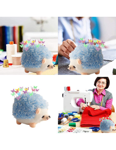 Alfiletero Erizo Ciciliaya con 100 Alfileres de Mariposa