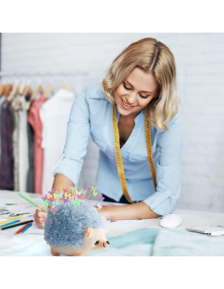 Alfiletero Erizo Ciciliaya con 100 Alfileres de Mariposa