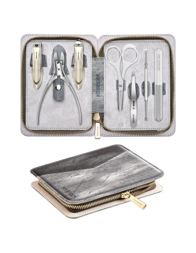 Set de Manicura MR.GREEN Acero Inoxidable 6 Piezas Gris