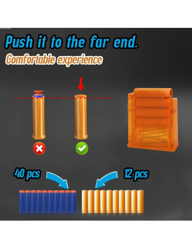 Pistola de Juguete ZONZTER M16 Eléctrica con 12 Conchas y 40 Dardos
