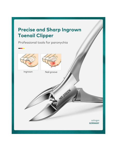 Set de Manicura MR.GREEN Acero Inoxidable 6 Piezas Gris Set de Manicura MR.GREEN Acero Inoxidable 6 Piezas Gris