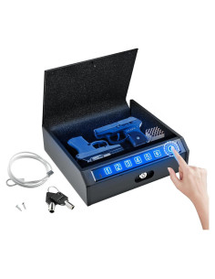 Caja Fuerte Biométrica ADIMO para Pistolas - Acceso Rápido