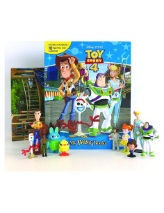 Disney / Pixar Toy Story 4 My Busy Books - Storybook, 10 figurines, playmat