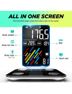 Báscula Inteligente Runstar FG2019 - 15 Métricas Corporales 2