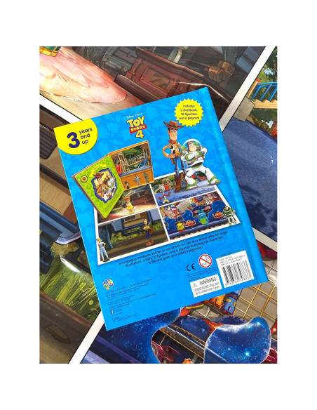 Disney / Pixar Toy Story 4 My Busy Books - Storybook, 10 figurines, playmat