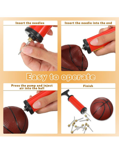 WILLBOND 100 Agujas de Bomba de Pelotas de Acero Inoxidable