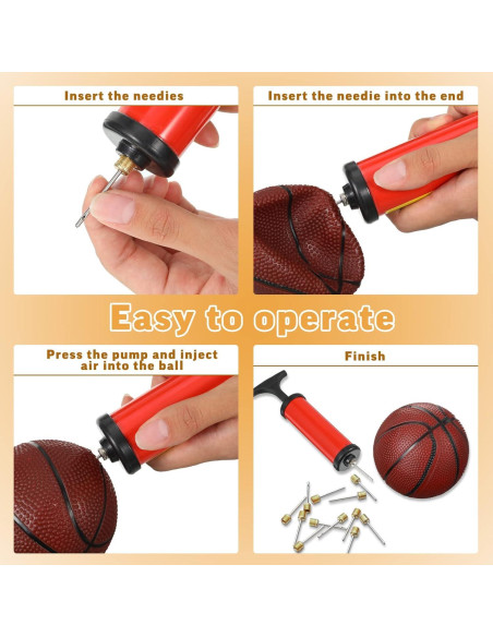 WILLBOND 100 Agujas de Bomba de Pelotas de Acero Inoxidable